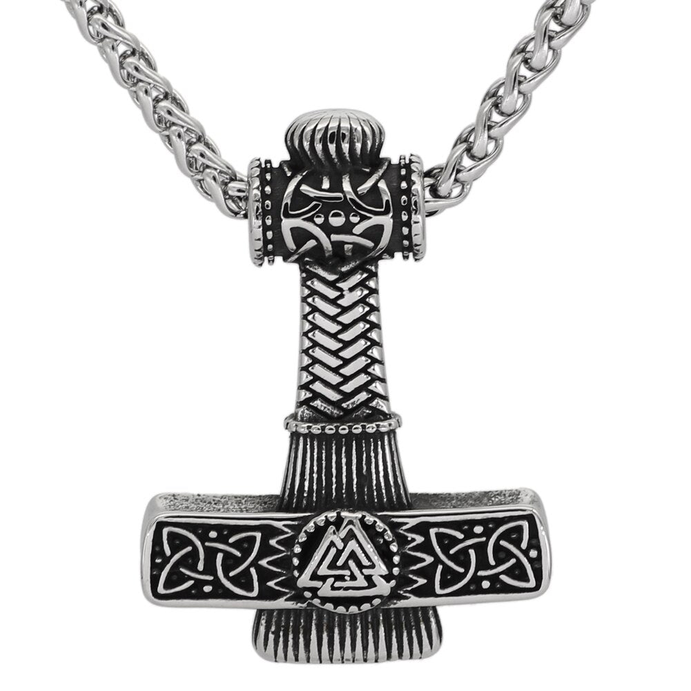 Mjolnir Valknut 바이킹 목걸이