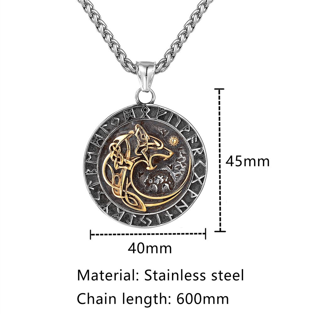 신화 오딘의 늑대 목걸이