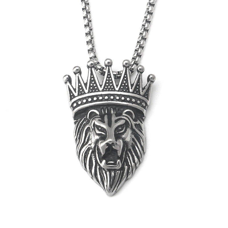 Crown Lion Necklace