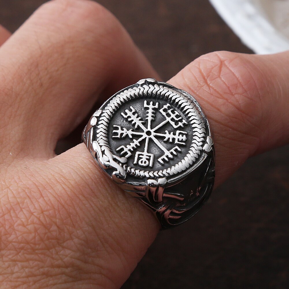 Kompass-Vegvisir-Ring
