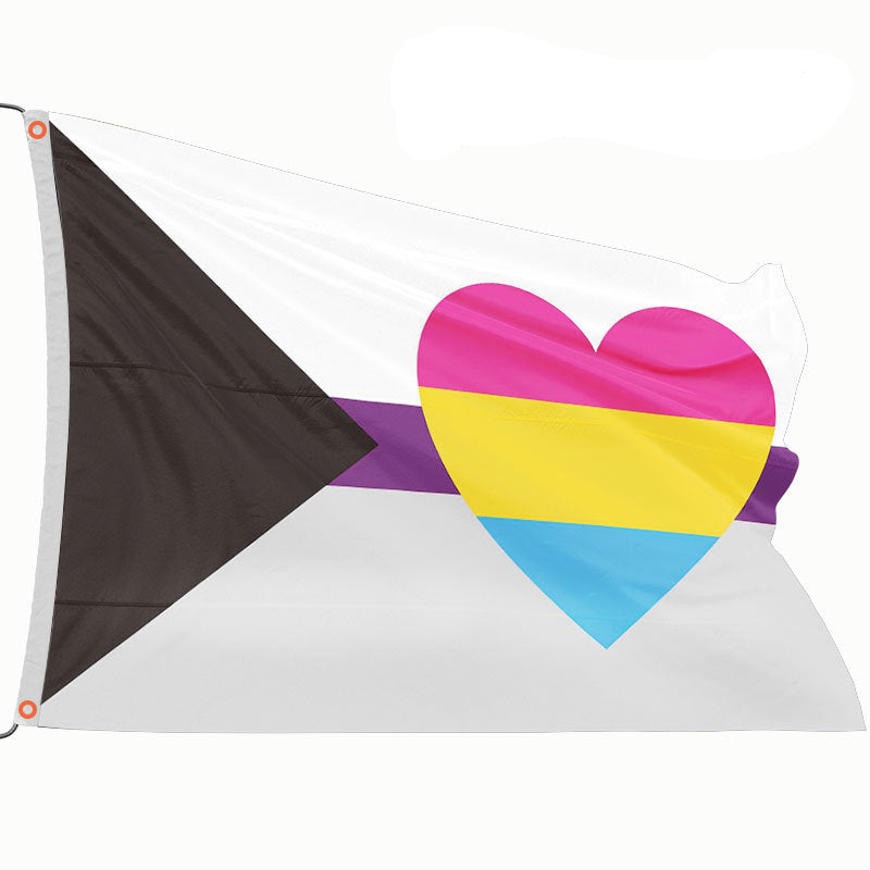 LGBP Rainbow Outdoor Flag Hanging