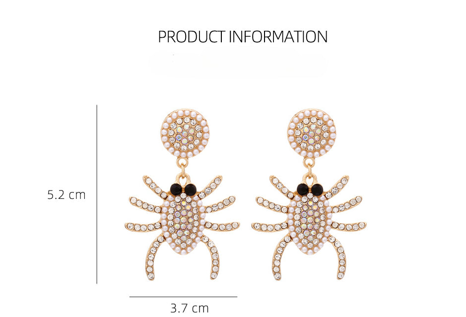 Alloy Spider Earrings