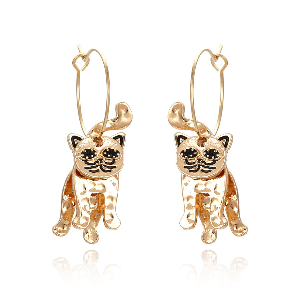 Halloween Cat Earring