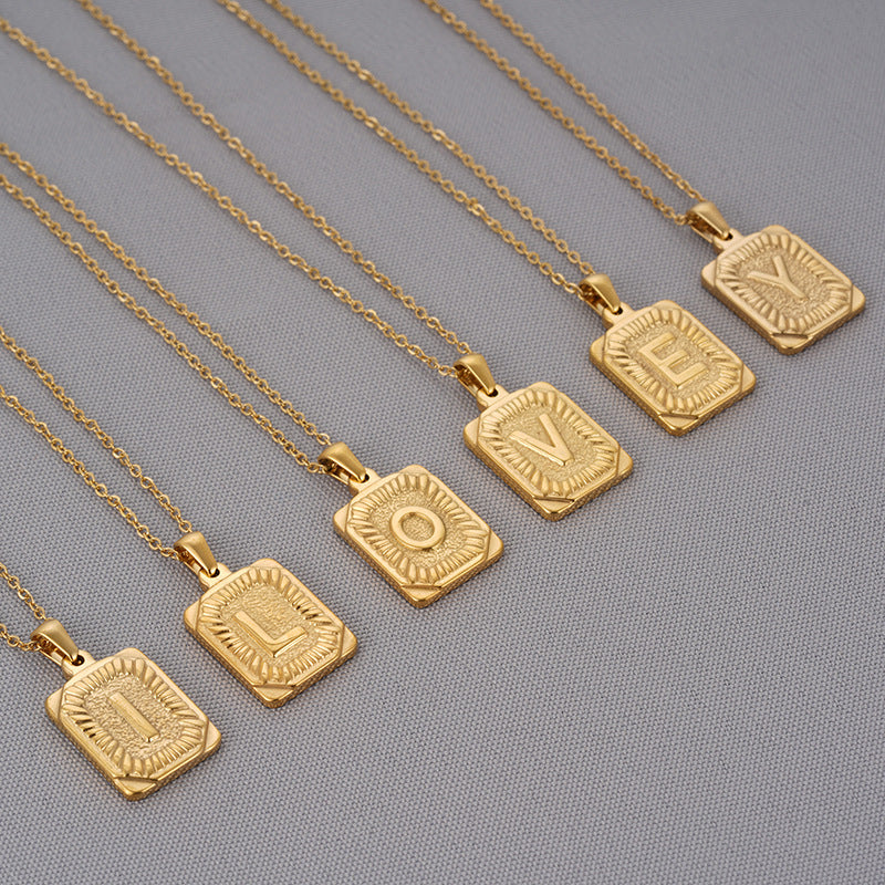 Alphabet Necklace