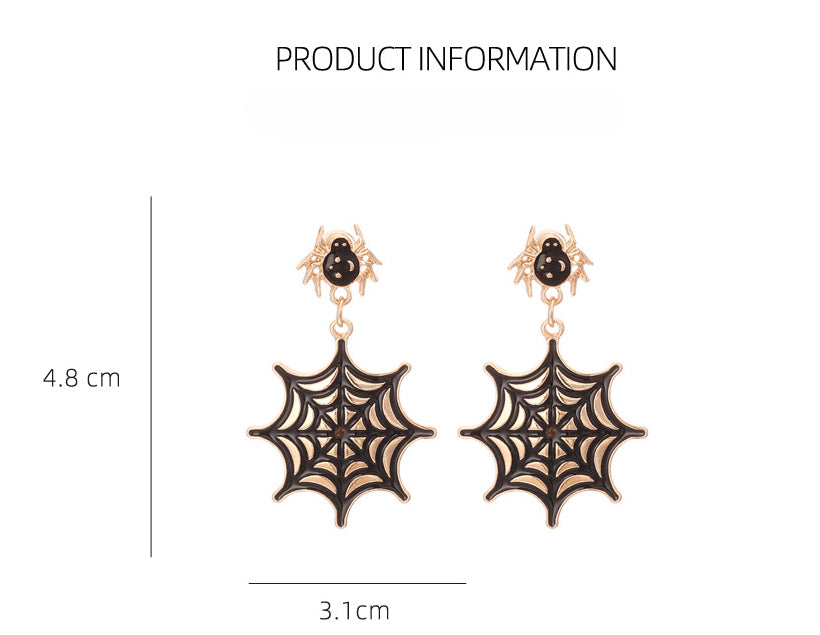 Spider Web Earrings