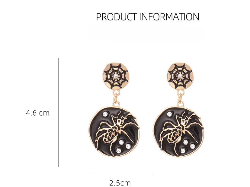 Diamond Spider Earrings