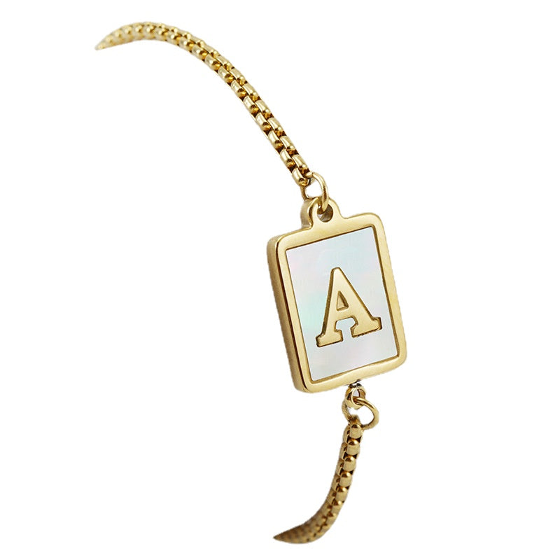 Letter Adjustable Bracelet