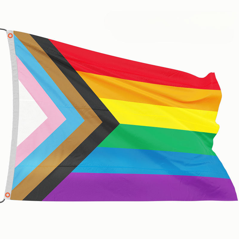 LGBP Rainbow Outdoor Flag Hanging