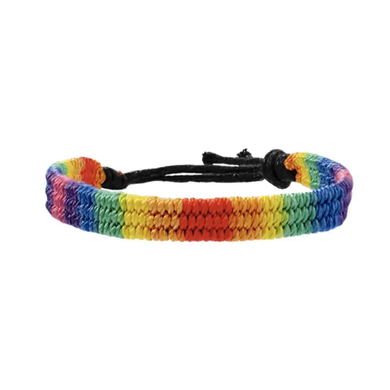 LGBT Rainbow Handmade Art Bracelet