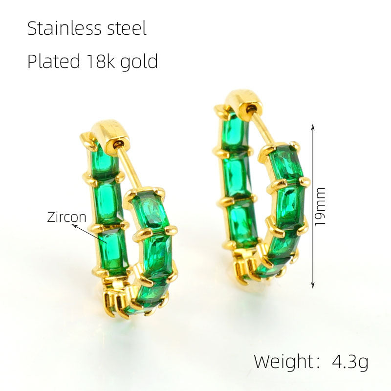 Zircon Love Earring