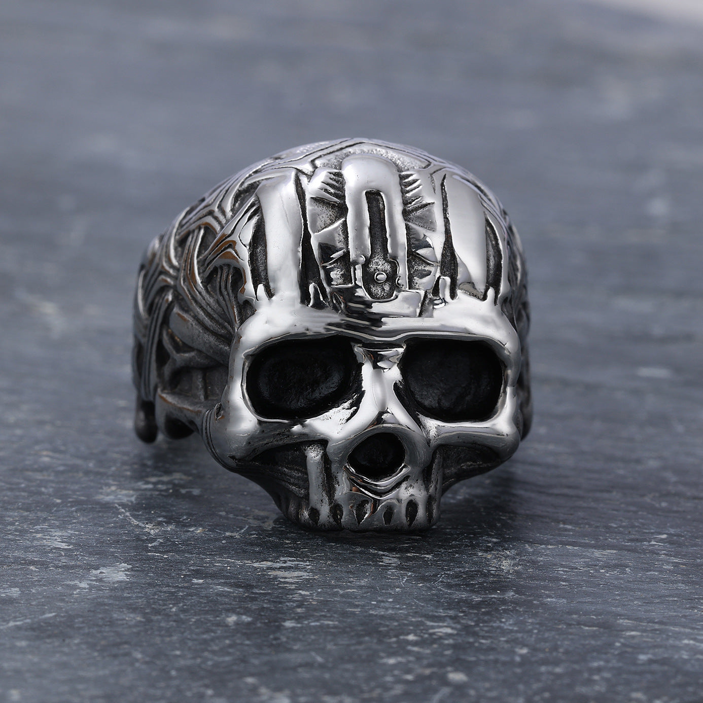 Goth Skull Ring