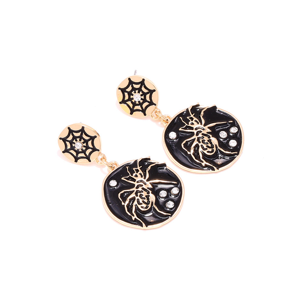 Diamond Spider Earrings