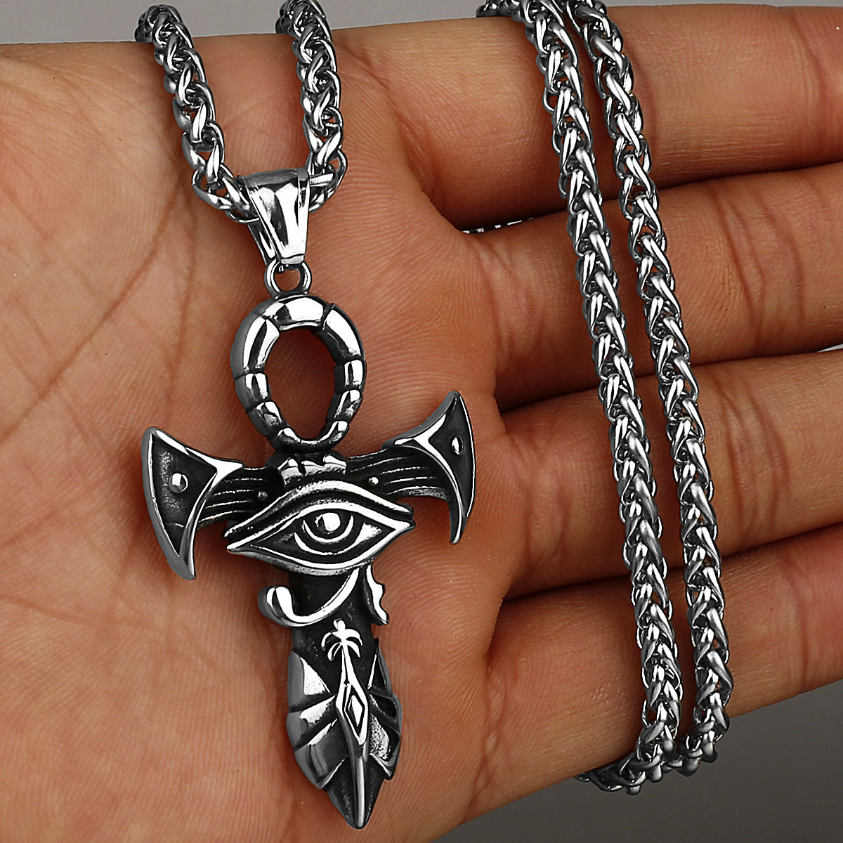 Goth Eye of Horus Necklace