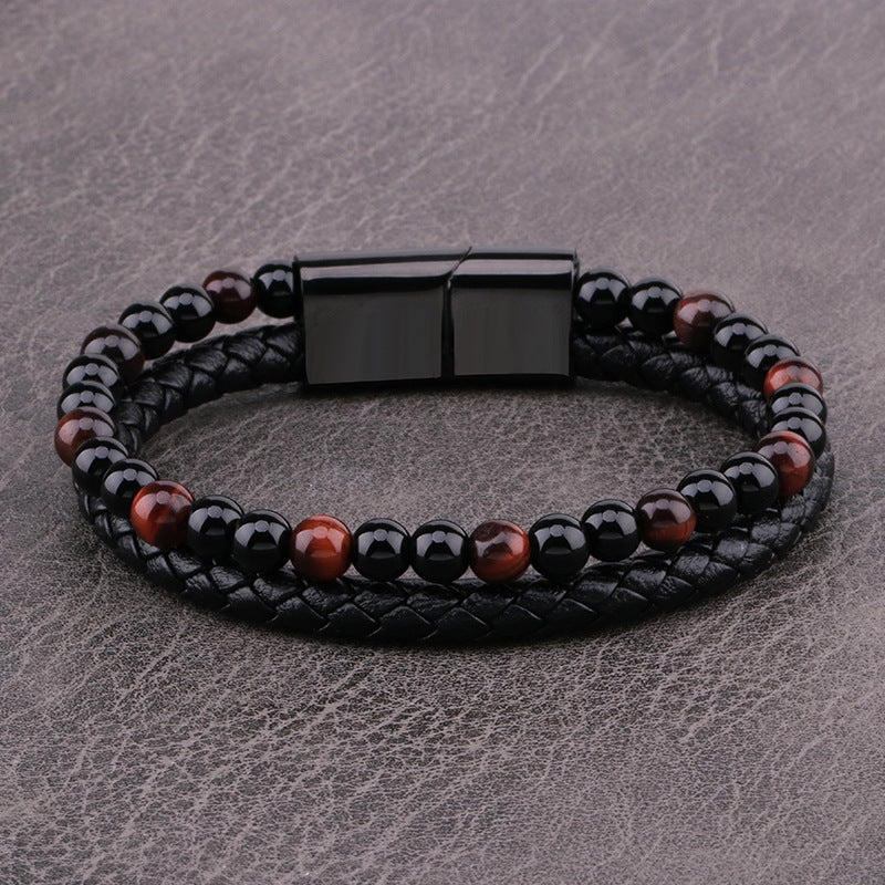 Men's Beaded Bracelet