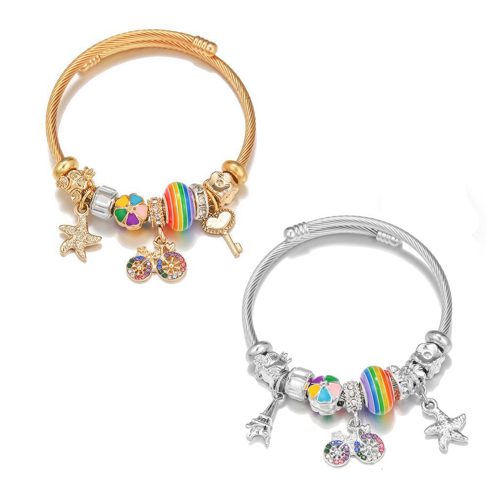 LGBP Colorful bicycle cycling bracelet