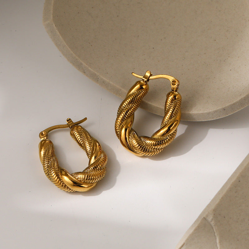 Irregular U -shaped Earring