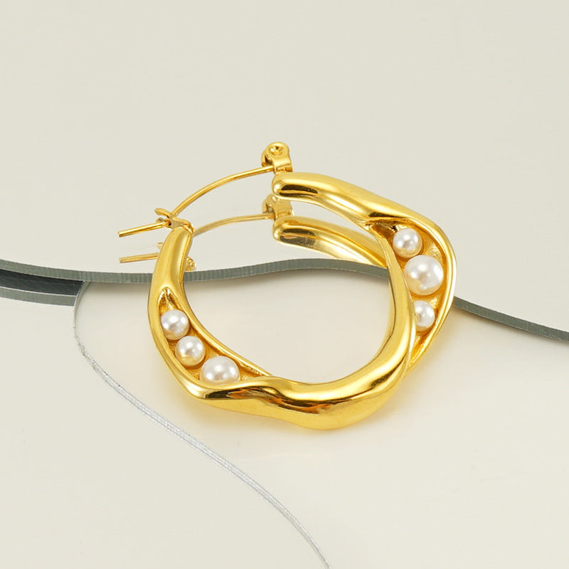 Geometric Circle Earring