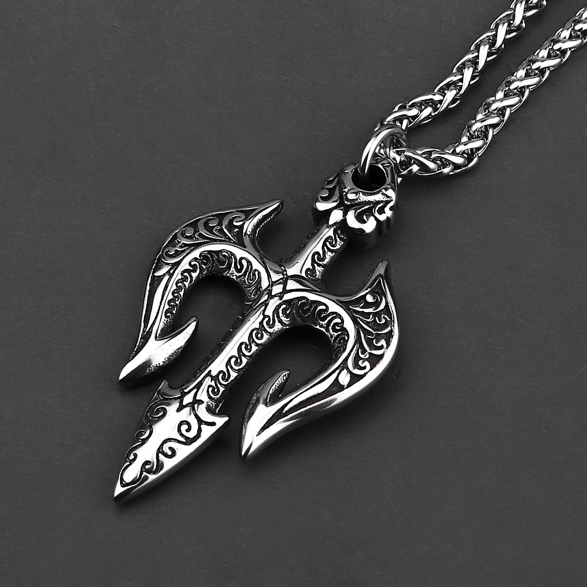 Trident necklace