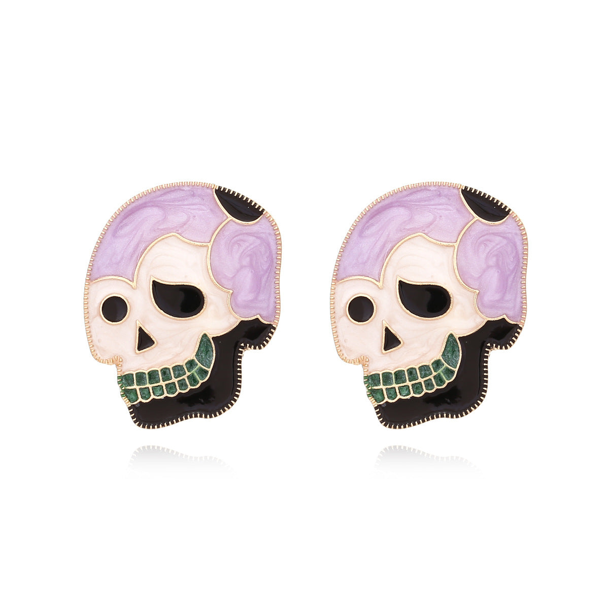 Funny Skull Earrings