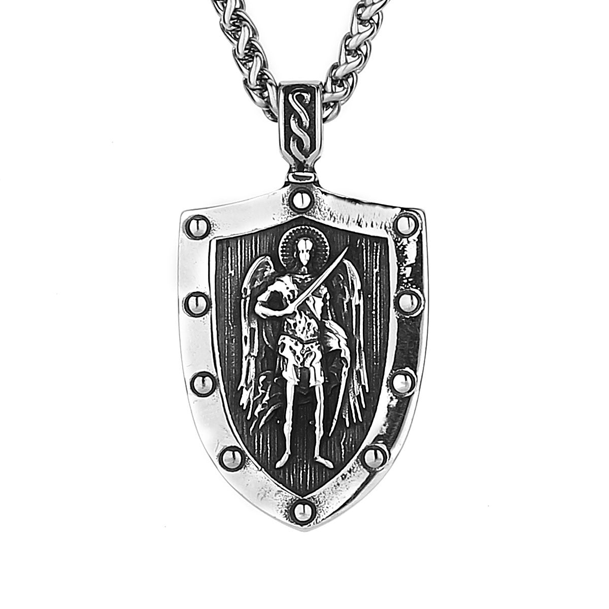 Archangel Michael Shield Necklace