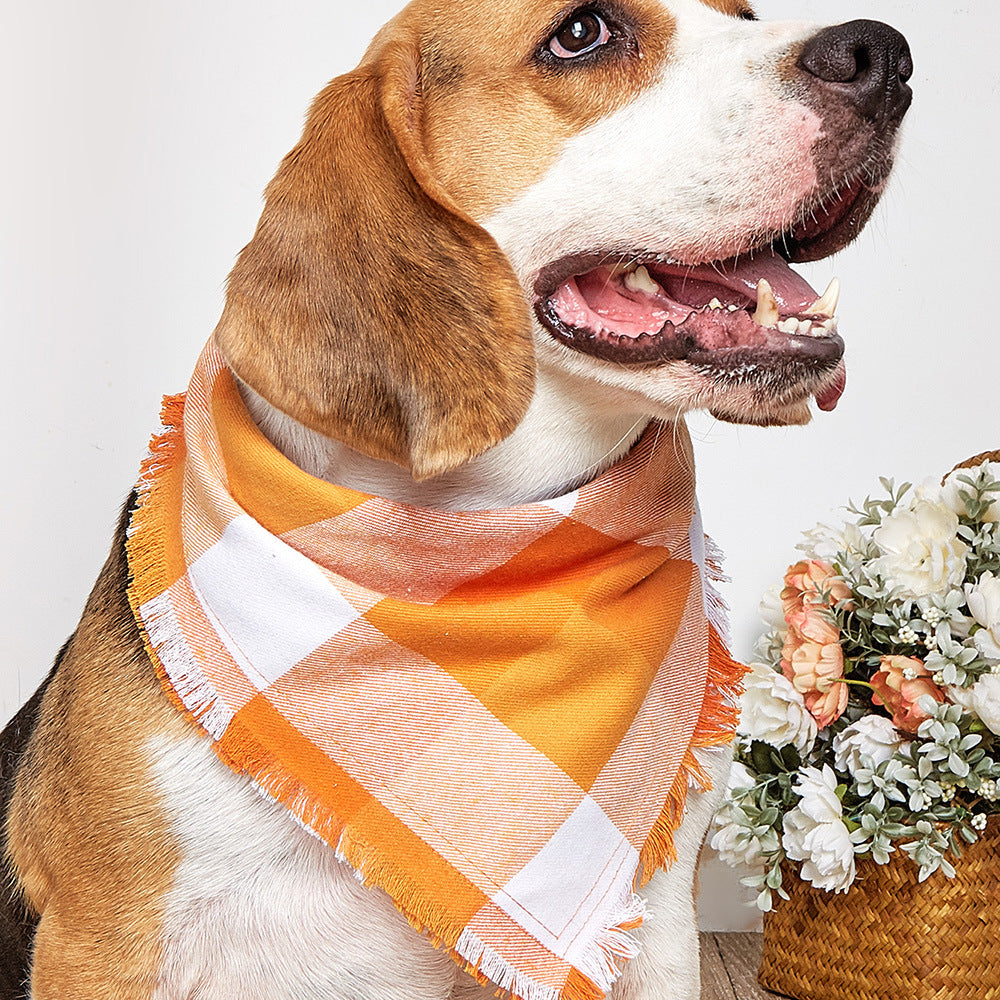 Plaid Pet Bandanas