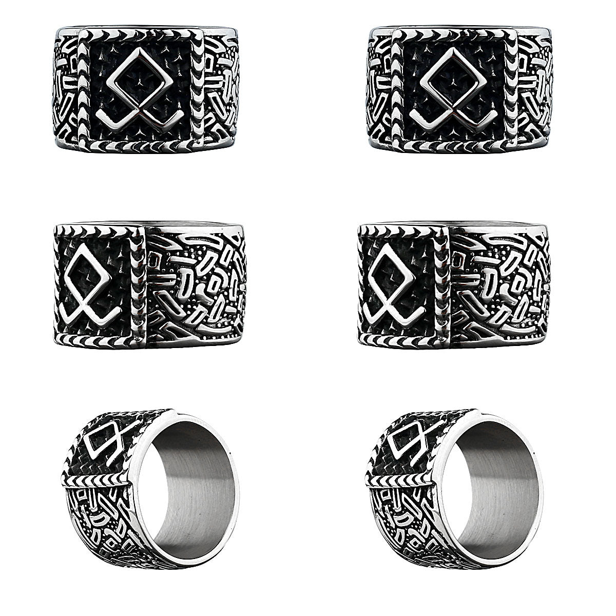 Goth Odin Rune Ring