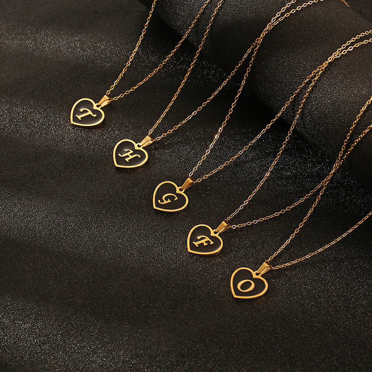 Fashion love letter necklace