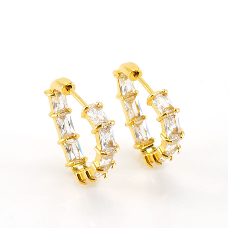 Zircon Love Earring