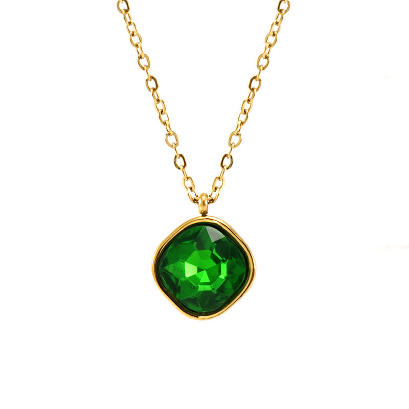 Irregular Zircon Necklace