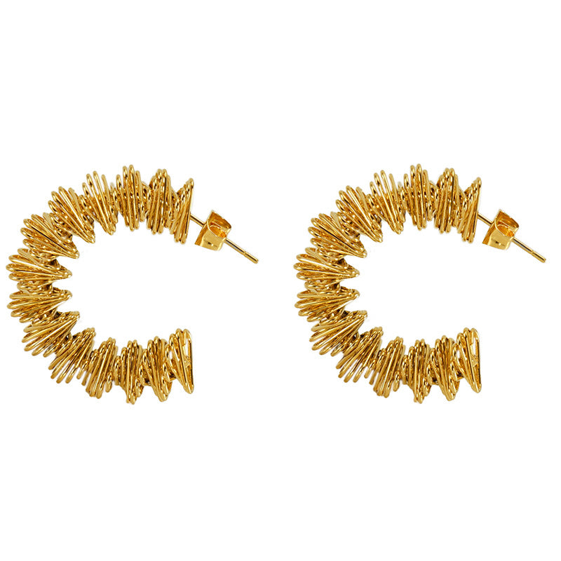 Cutout Irregular Earring