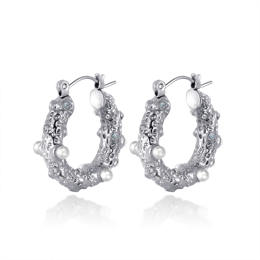 Stainless Diamond Earrings