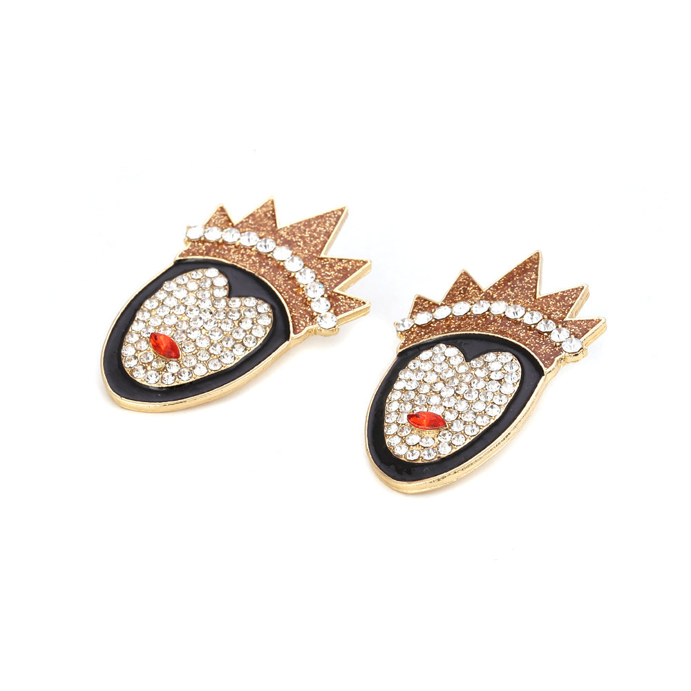 Diamond  Queen Earrings