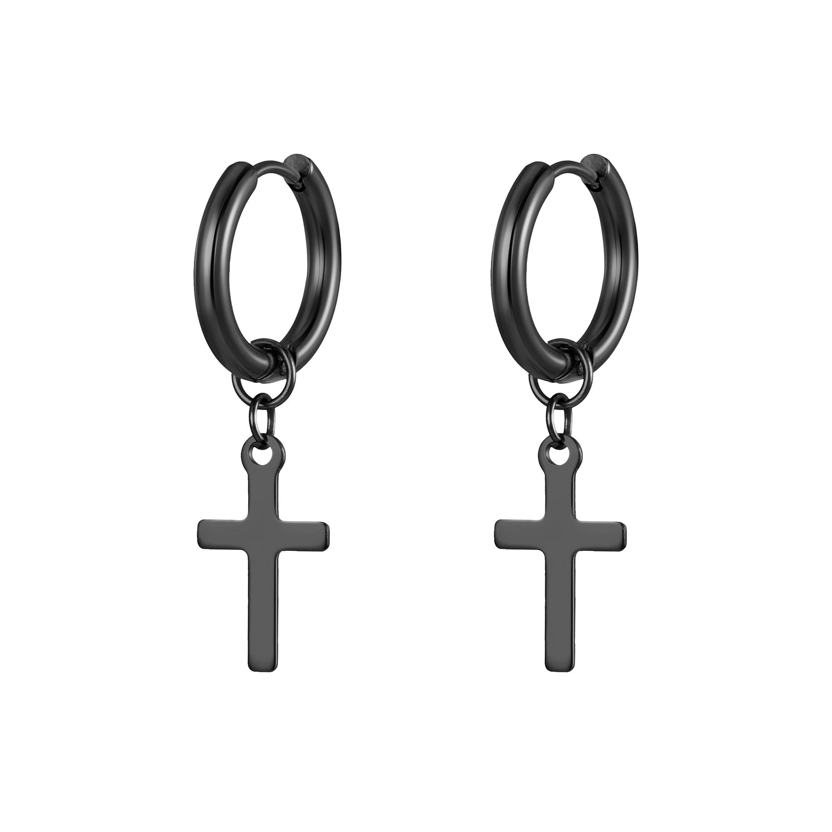 Unisex Cross Earring