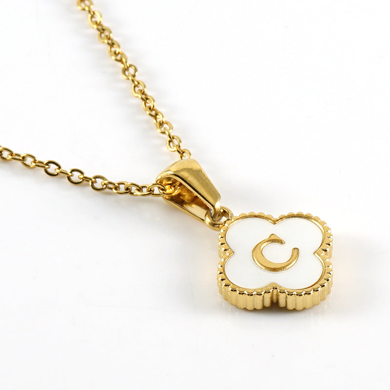 Shell Letter Necklace