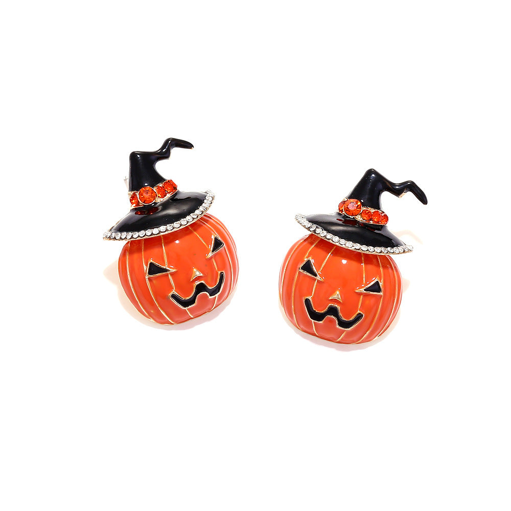 Halloween Witch Hat Earring