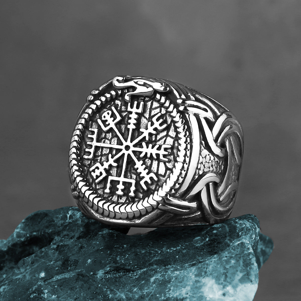 Goth Celtic Rune Ring