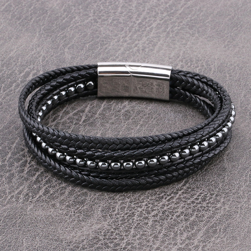 Beaded Woven Bracelet