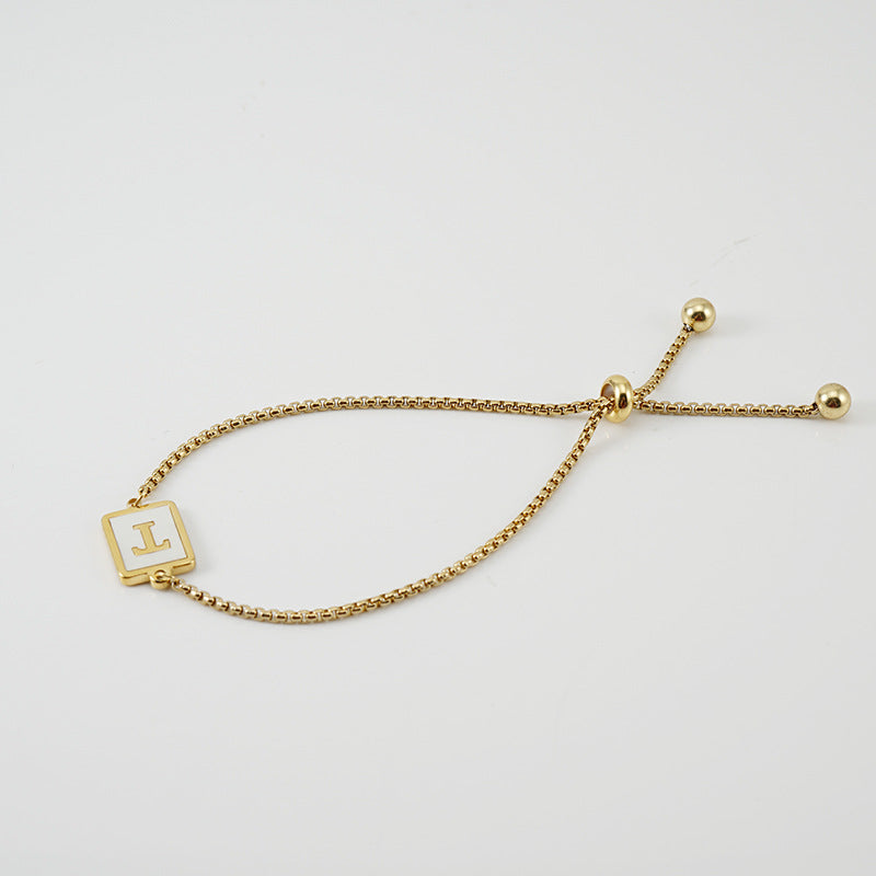 Letter Adjustable Bracelet