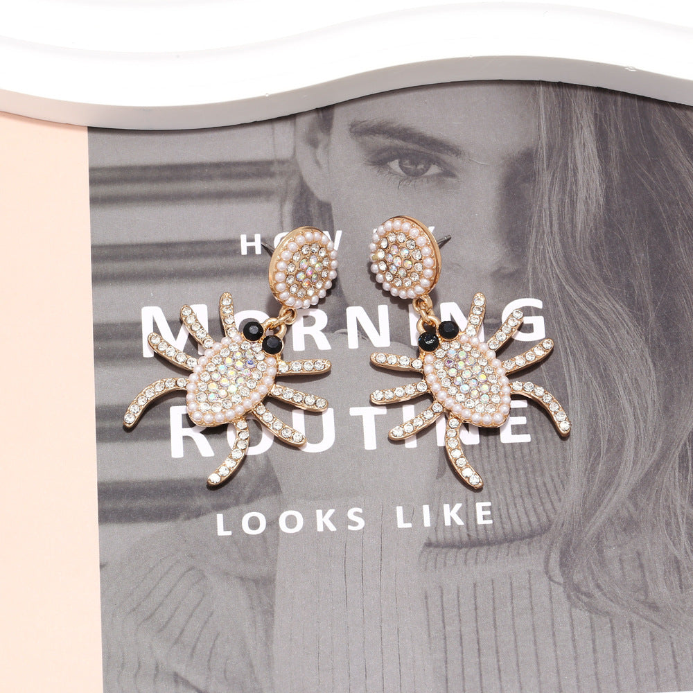 Alloy Spider Earrings