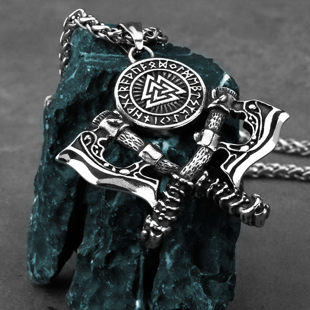 Double Axe Necklace