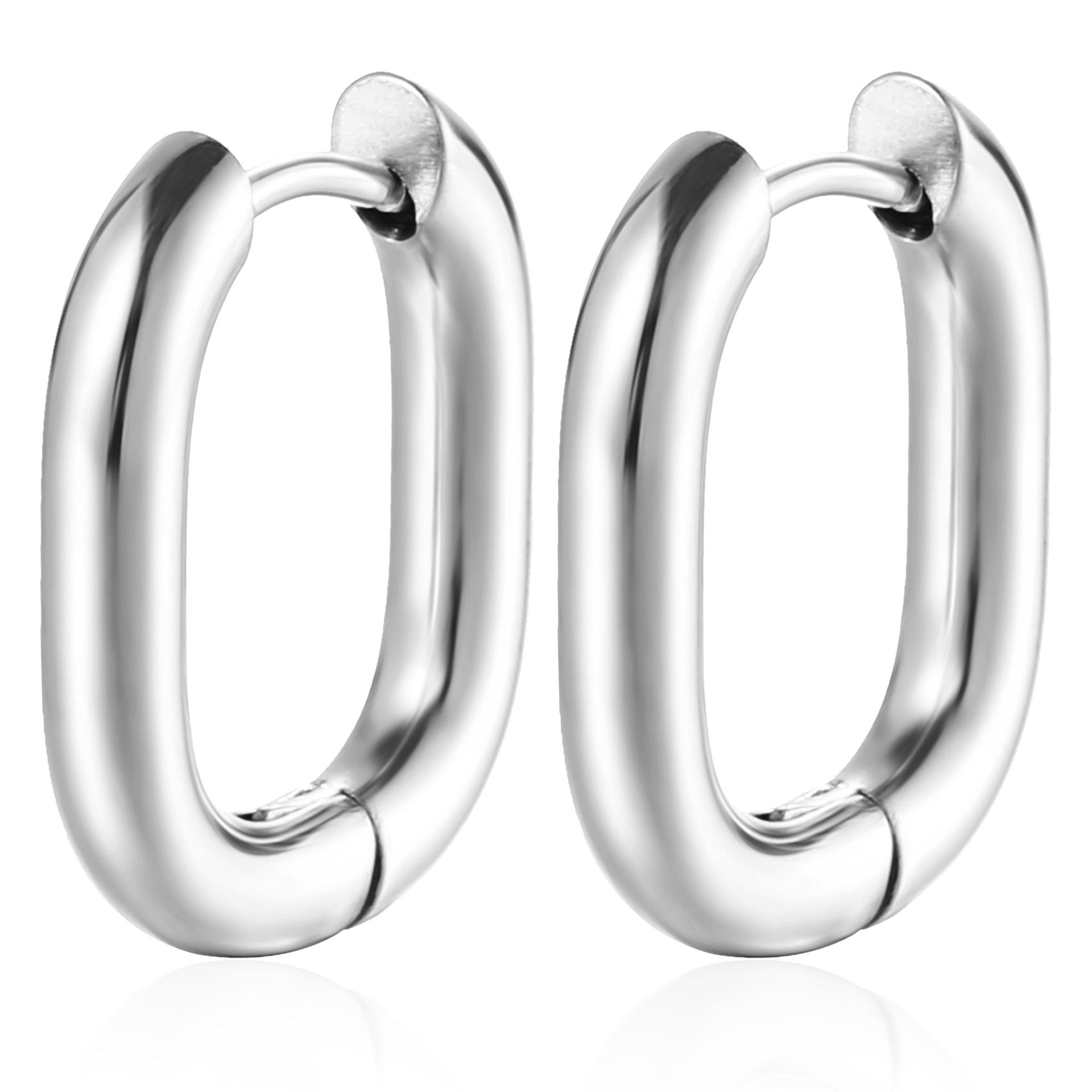 Ovalstainless Steel Earring