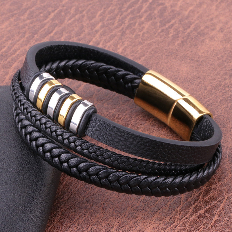 Men's  Leather  Bracelet