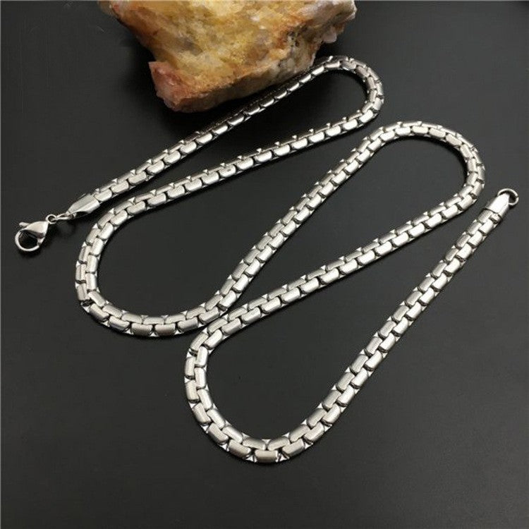 Titanium Steel Clavicle Necklace