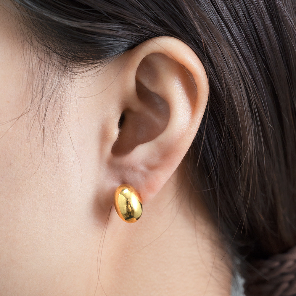 Little Golden Beans Earring