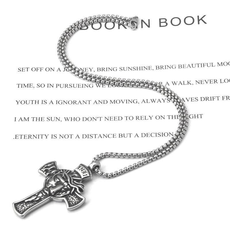 Crown of Thorns necklace of the cross