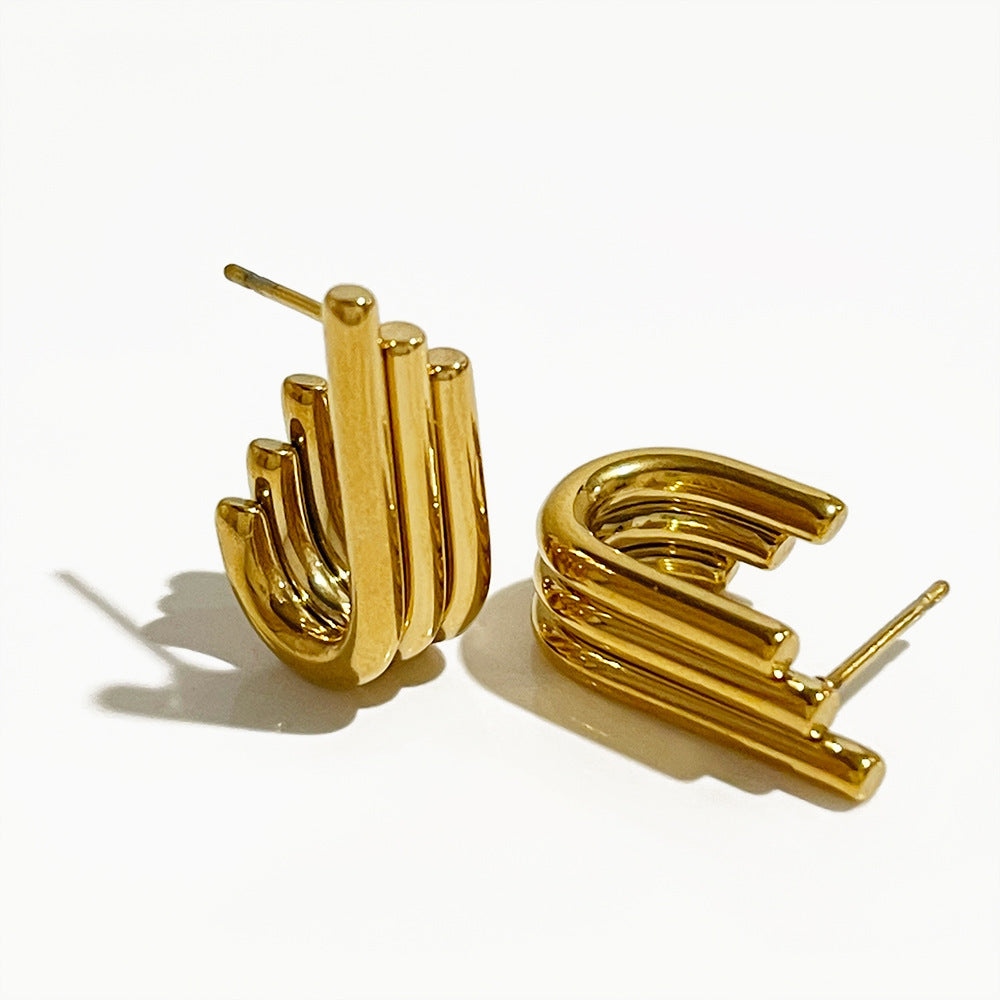 Multi-layered instrument earring