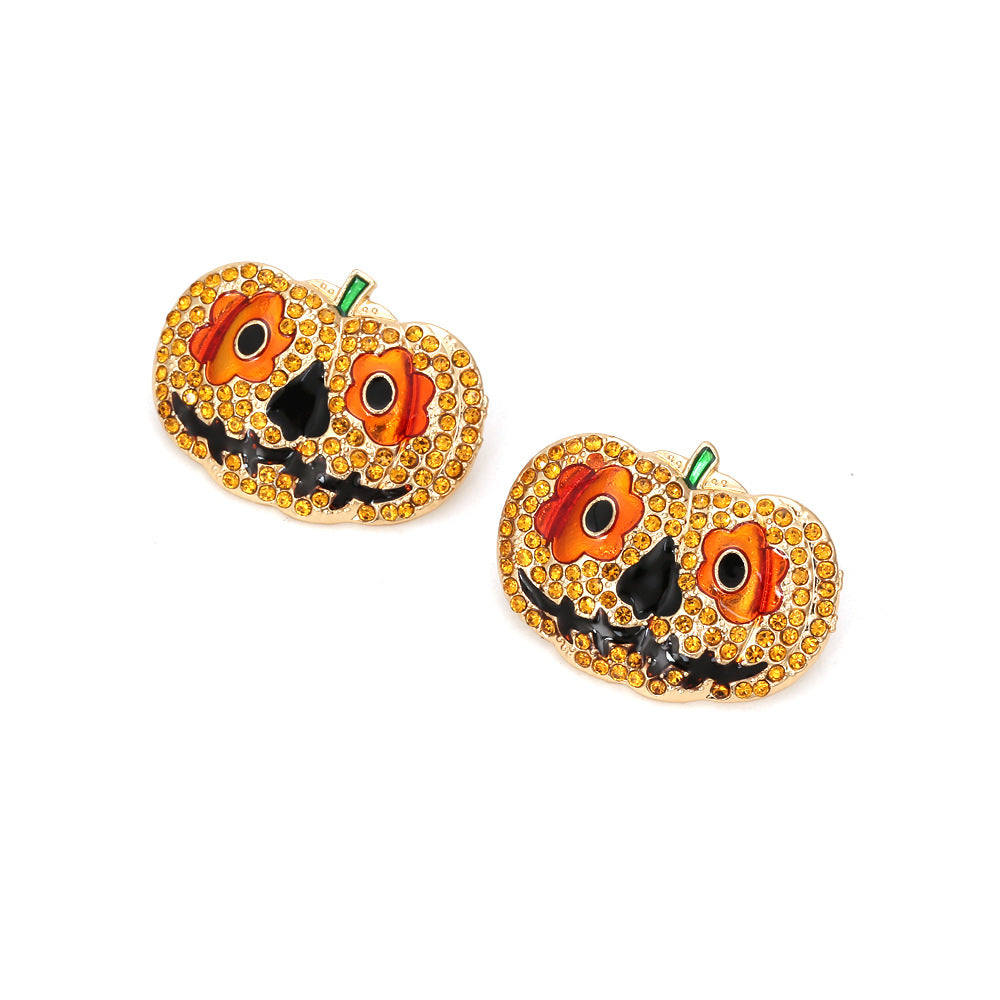 Halloween Pumpkin Earring