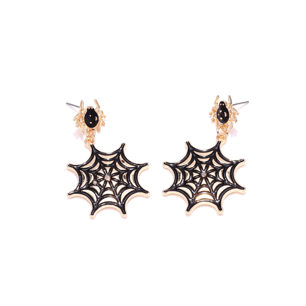 Spider Web Earrings