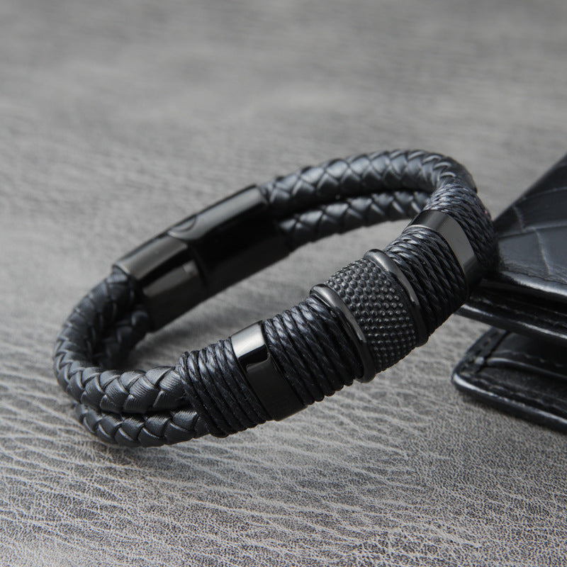 Men's  Leather  Bracelet