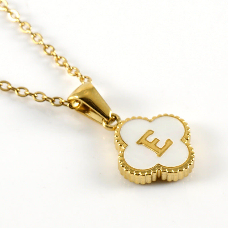 Shell Letter Necklace